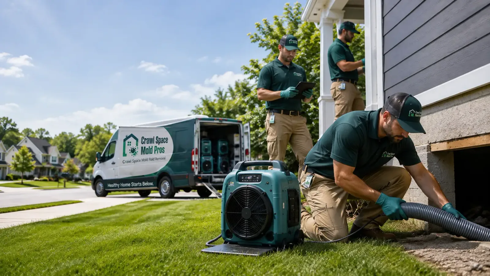 Crawl Space Mold Removal in Darlington, WI
